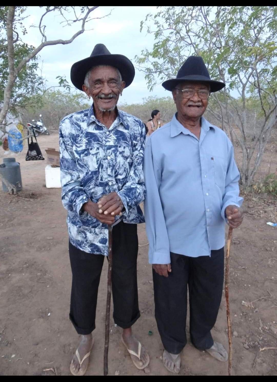 Anciãos do quilombo no territorio