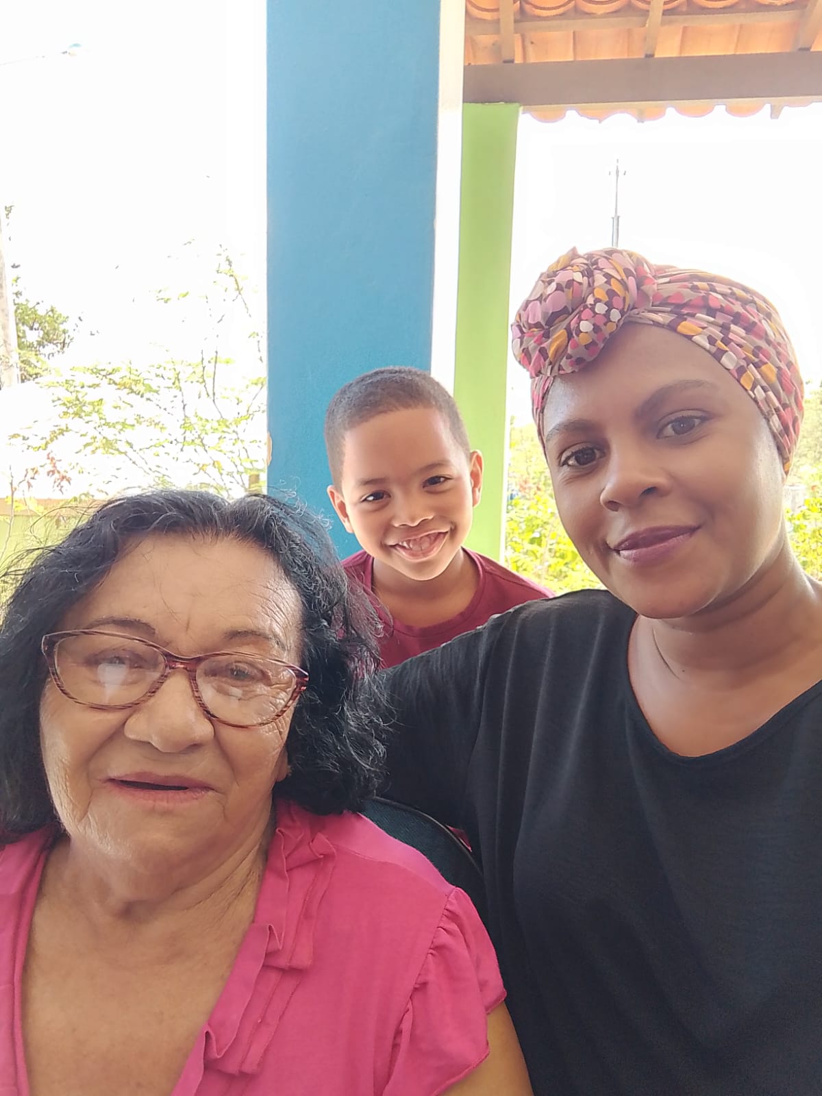 Três gerações do Quilombo Santa Rosa