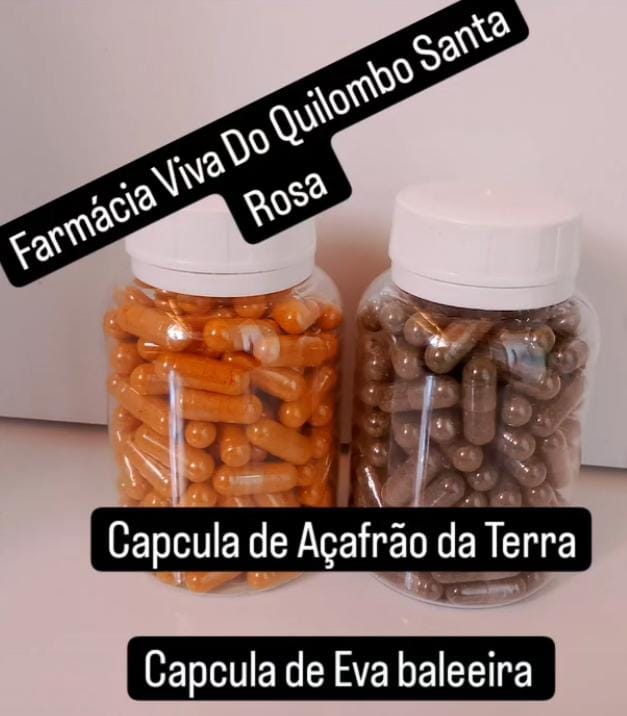 Cápsulas de Açafrão da Terra — Farmácia Viva